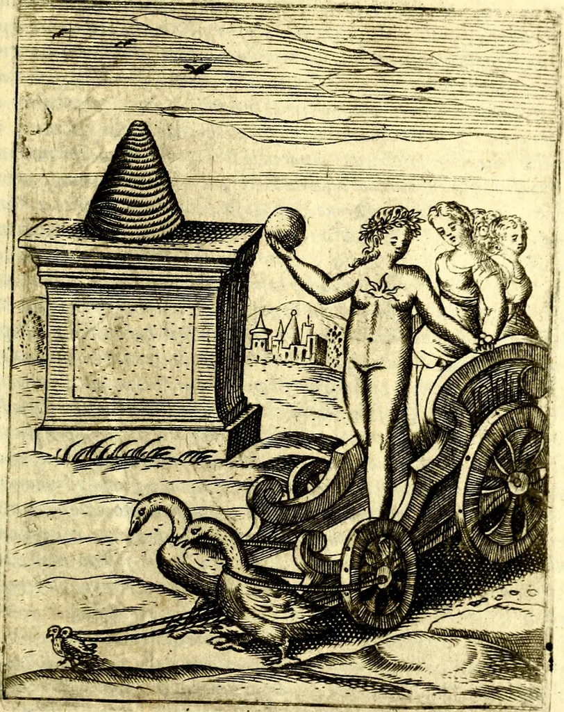 An illustration from Le imagini de gli dei de gli antichi, 1609, leaf 426