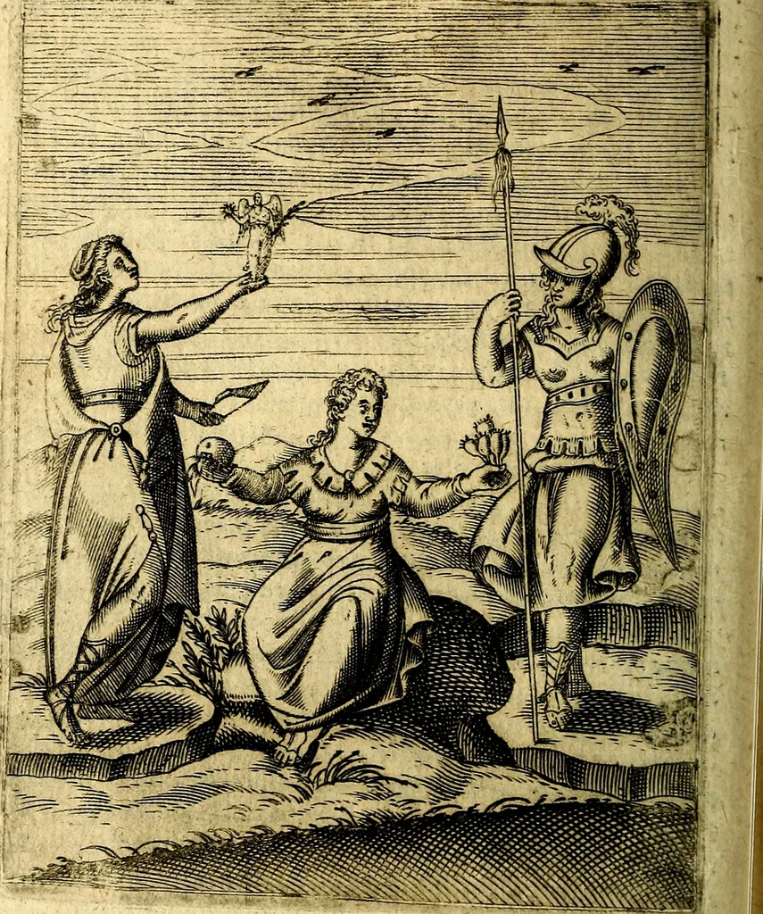 An illustration from Le imagini de gli dei de gli antichi, 1609, leaf 435
