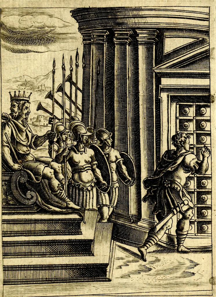 An illustration from Le imagini de gli dei de gli antichi, 1609, leaf 70