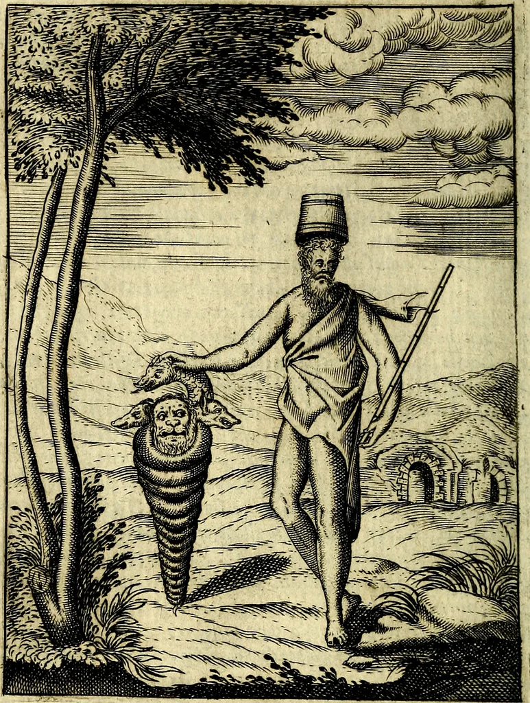 An illustration from Le imagini de gli dei de gli antichi, 1609, leaf 93