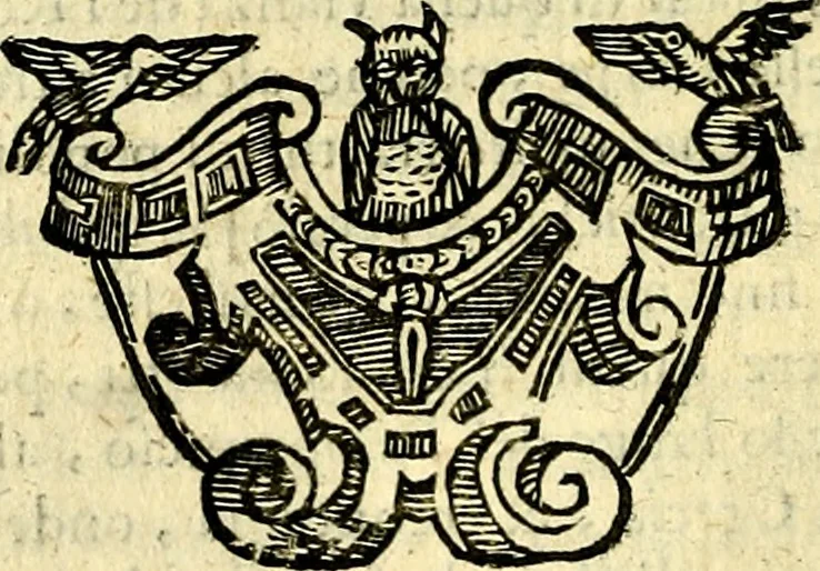 An illustration from Le imagini dei degli antichi, 1608, leaf 167