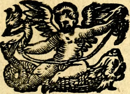 An illustration from Le imagini dei degli antichi, 1608, leaf 234