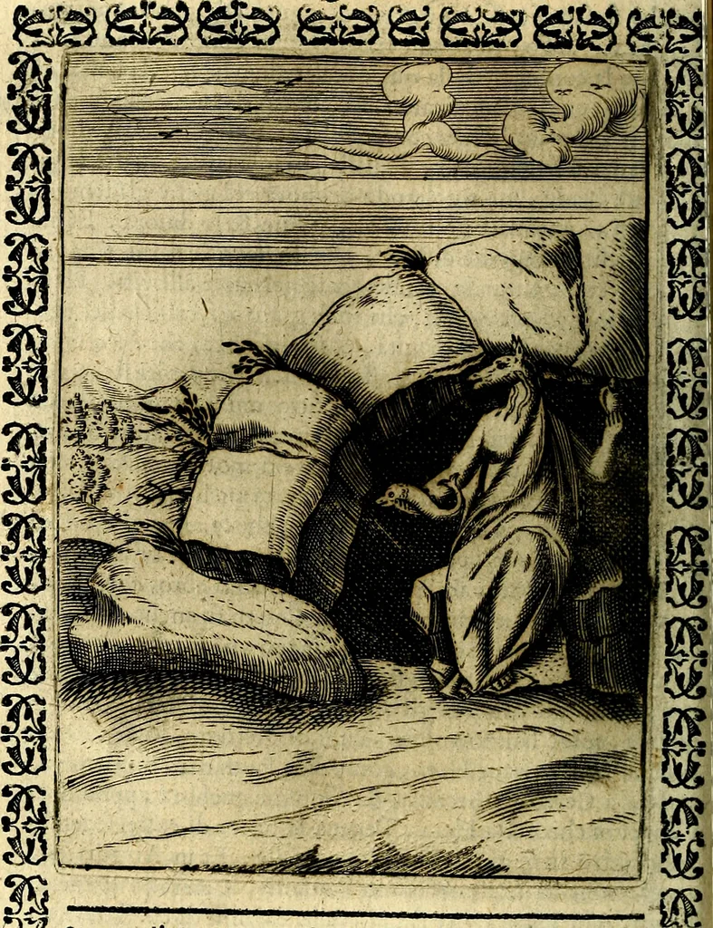 An illustration from Le imagini dei degli antichi, 1608, leaf 259
