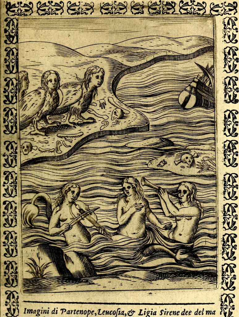 An illustration from Le imagini dei degli antichi, 1608, leaf 274
