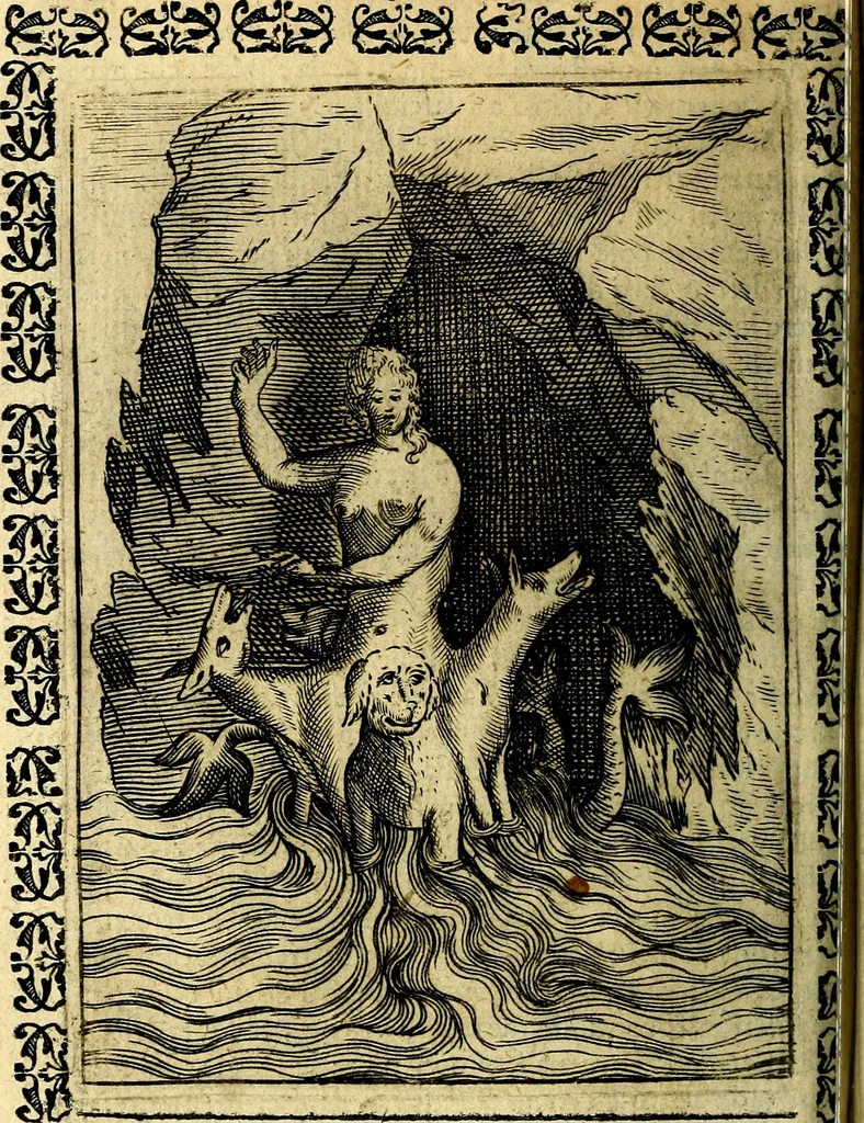 An illustration from Le imagini dei degli antichi, 1608, leaf 277