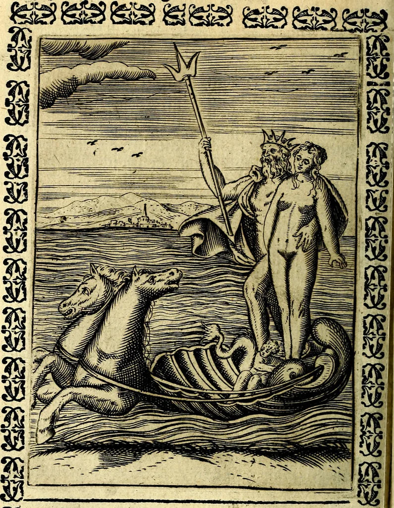 An illustration from Le imagini dei degli antichi, 1608, leaf 279