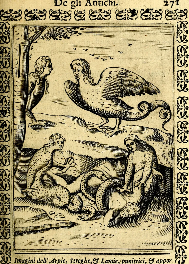 An illustration from Le imagini dei degli antichi, 1608, leaf 316