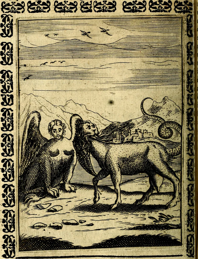 An illustration from Le imagini dei degli antichi, 1608, leaf 319