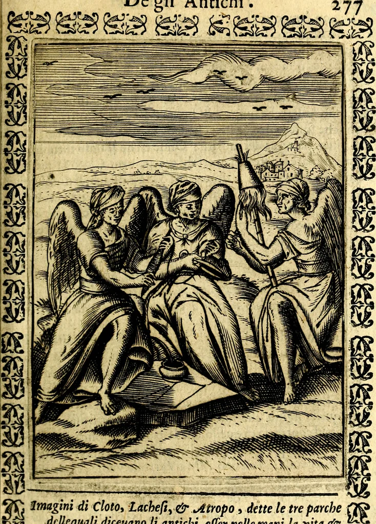 An illustration from Le imagini dei degli antichi, 1608, leaf 322