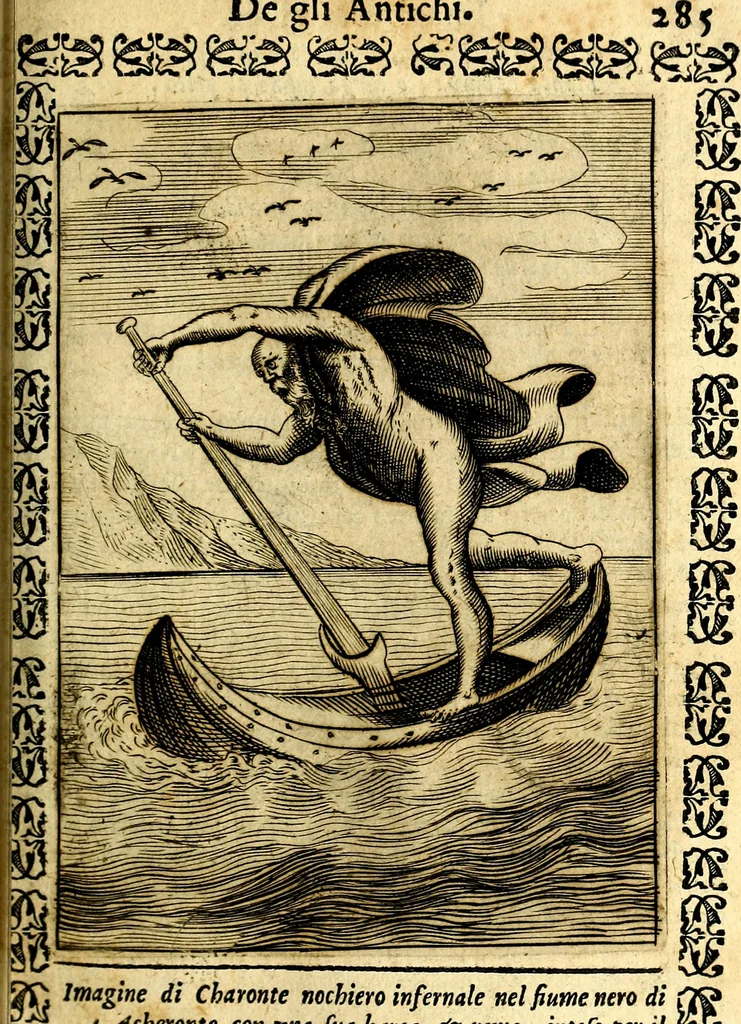 An illustration from Le imagini dei degli antichi, 1608, leaf 330