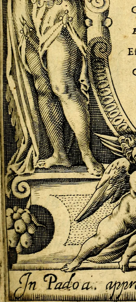 An illustration from Le imagini dei degli antichi, 1608, leaf 4