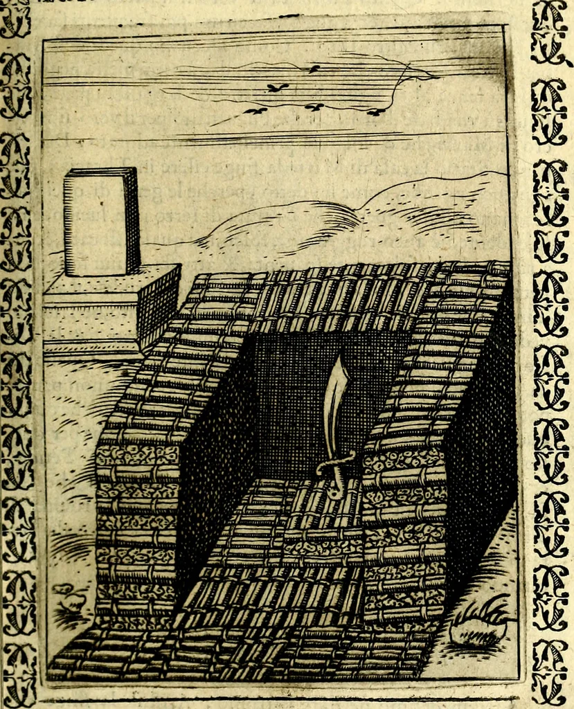 An illustration from Le imagini dei degli antichi, 1608, leaf 414