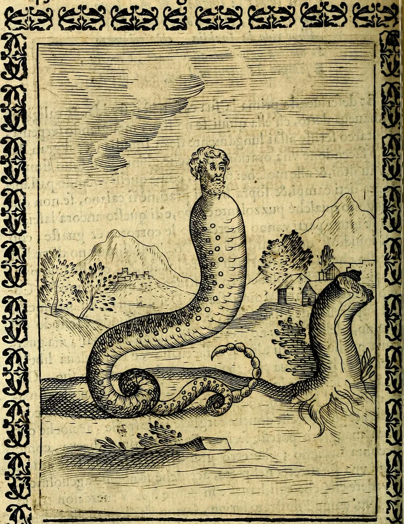 An illustration from Le imagini dei degli antichi, 1608, leaf 483