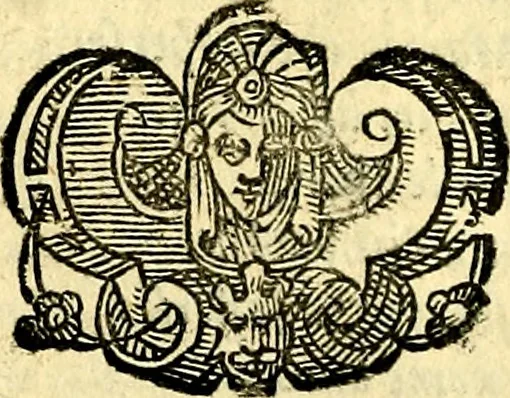 An illustration from Le imagini dei degli antichi, 1608, leaf 531