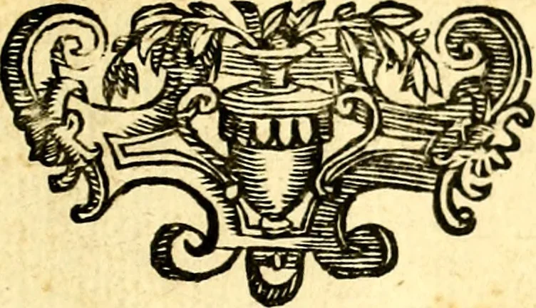 An illustration from Le imagini dei degli antichi, 1608, leaf 572