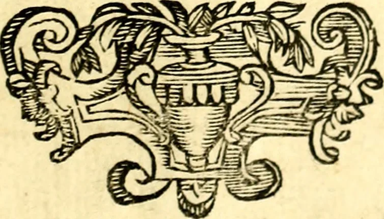 An illustration from Le imagini dei degli antichi, 1608, leaf 572