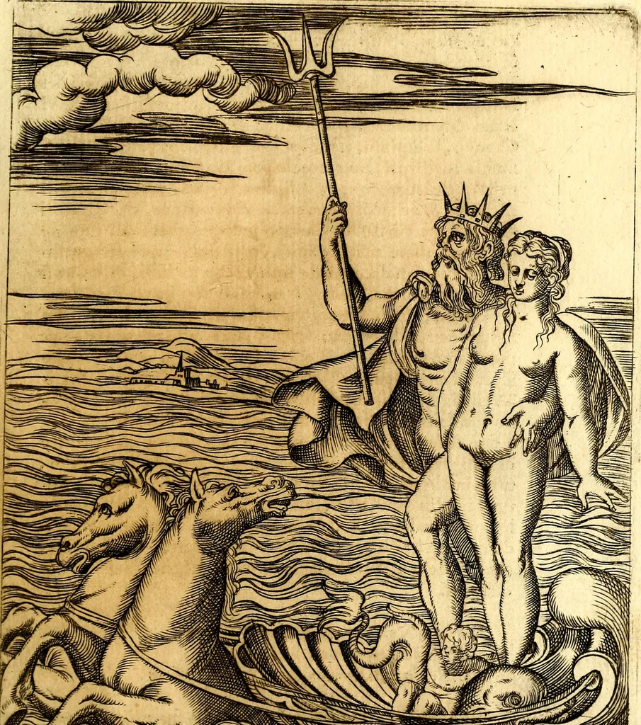An illustration from Le imagini de i dei de gli antichi : nelle qvali si contengono gl' idoli, i riti, le cerimonie, & altre cose appartenenti alla religione de gli antichi, 1592, leaf 248
