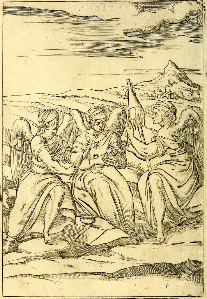 An illustration from Le imagini de i dei de gli antichi : nelle qvali si contengono gl' idoli, i riti, le cerimonie, & altre cose appartenenti alla religione de gli antichi, 1592, leaf 289
