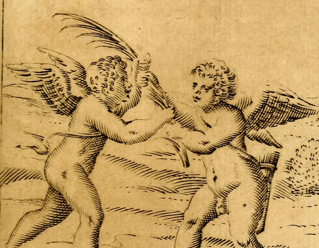 An illustration from Le imagini de i dei de gli antichi : nelle qvali si contengono gl' idoli, i riti, le cerimonie, & altre cose appartenenti alla religione de gli antichi, 1592, leaf 456