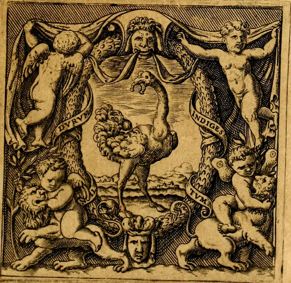 An illustration from Le imagini de i dei de gli antichi : nelle qvali si contengono gl' idoli, i riti, le cerimonie, & altre cose appartenenti alla religione de gli antichi, 1592, leaf 8