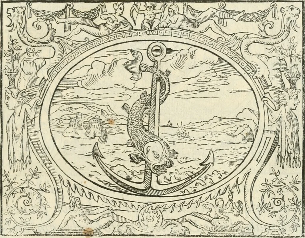 An illustration from Le imprese heroiche et morali, 1559, leaf 12