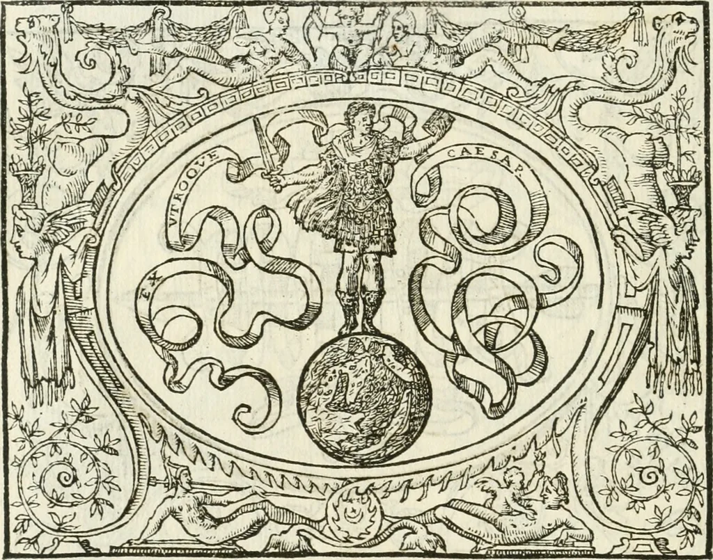 An illustration from Le imprese heroiche et morali, 1559, leaf 21