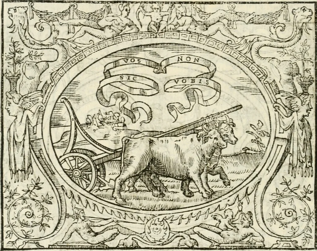An illustration from Le imprese heroiche et morali, 1559, leaf 29
