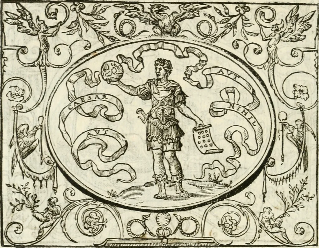 An illustration from Le imprese heroiche et morali, 1559, leaf 31