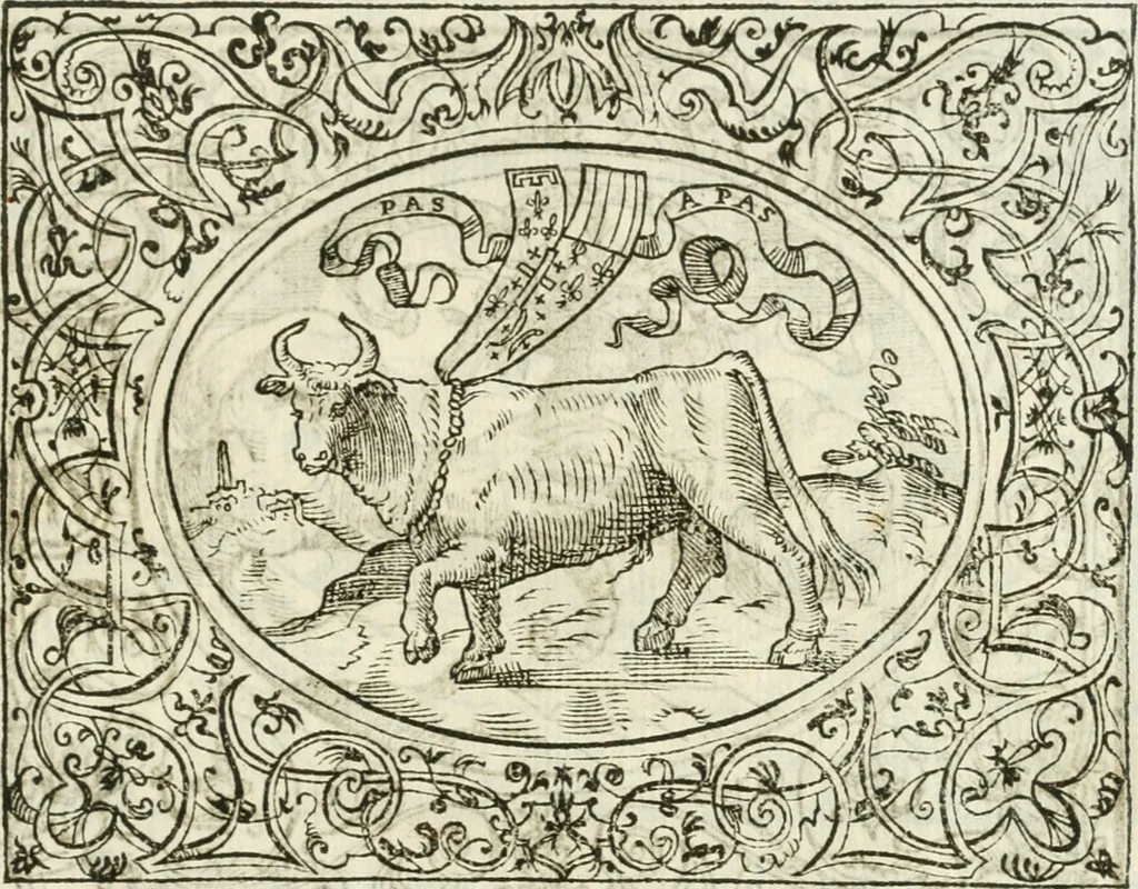 An illustration from Le imprese heroiche et morali, 1559, leaf 34
