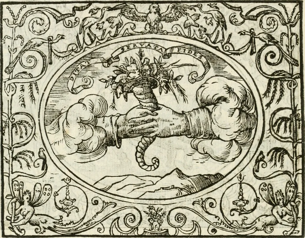 An illustration from Le imprese heroiche et morali, 1559, leaf 35