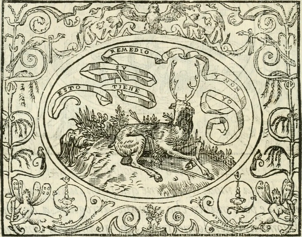 An illustration from Le imprese heroiche et morali, 1559, leaf 37