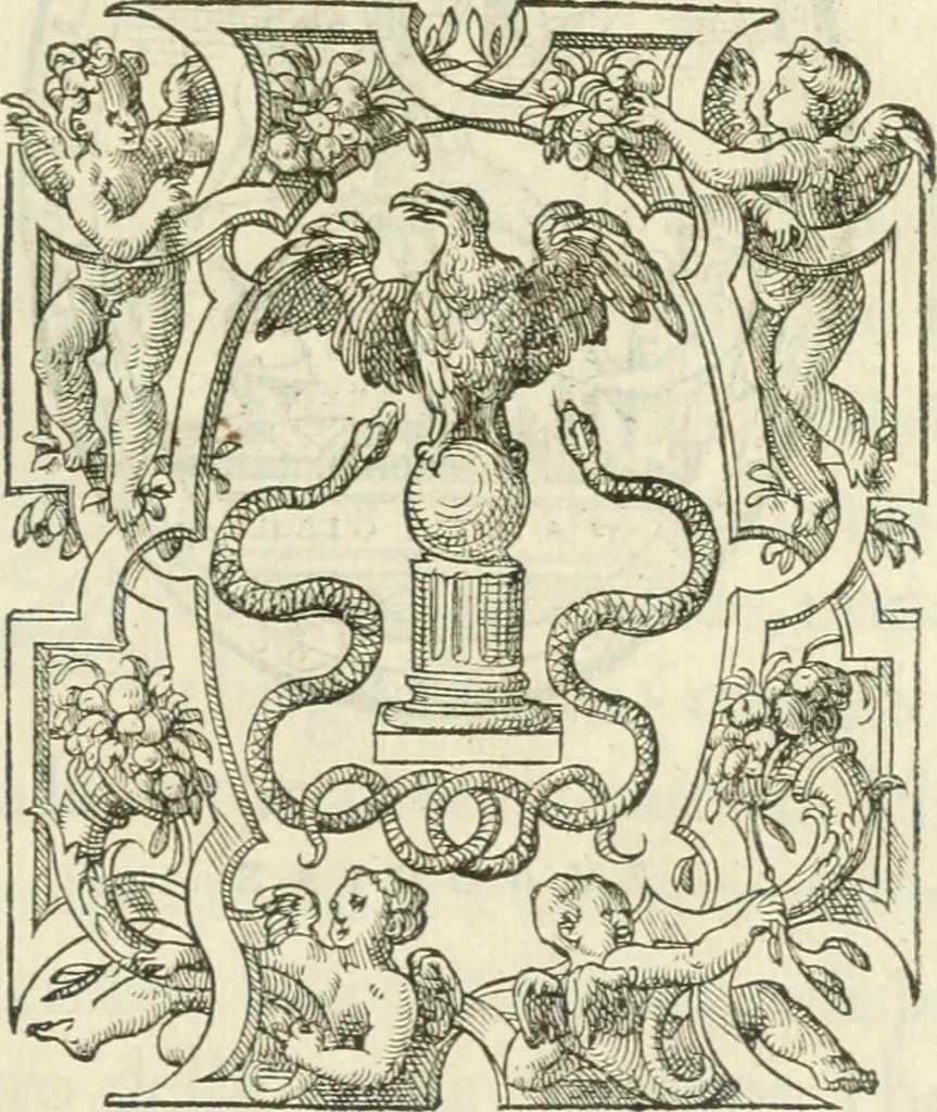 An illustration from Le imprese heroiche et morali, 1559, leaf 4