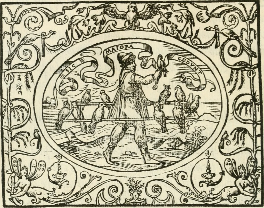 An illustration from Le imprese heroiche et morali, 1559, leaf 49
