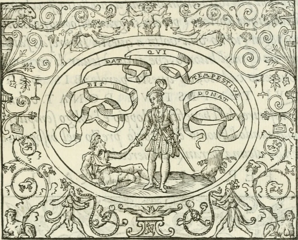 An illustration from Le imprese heroiche et morali, 1559, leaf 52