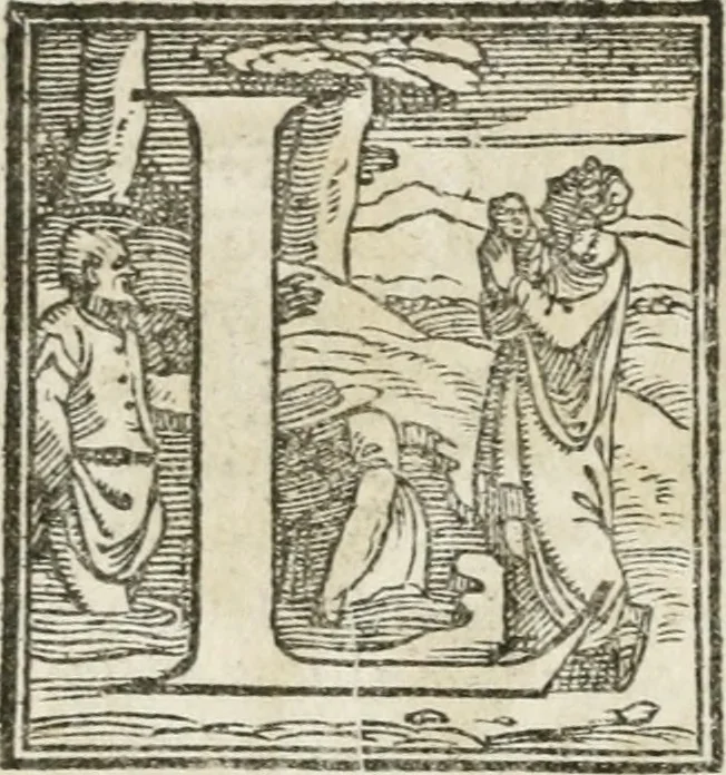An illustration from Le imprese illustri : con espositioni et discorsi del Sor Ieronimo Ruscelli : al serenissimo et sempre felicissimo re Catolico Filippo D'Austaria : con la giunta di altre imprese tutto riordinato et corretto da Fran.co Patritio, 1572, leaf 445