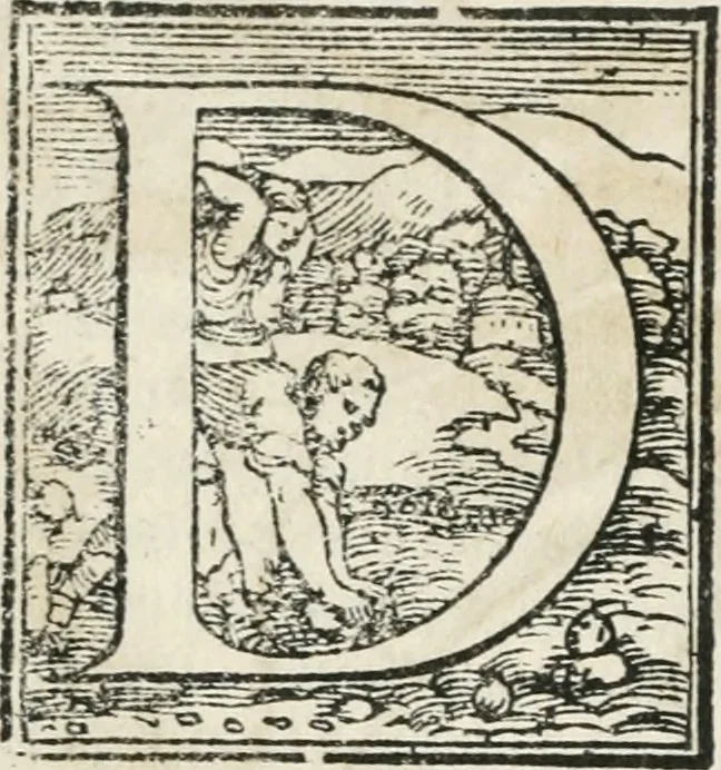 An illustration from Le imprese illustri : con espositioni et discorsi del Sor Ieronimo Ruscelli : al serenissimo et sempre felicissimo re Catolico Filippo D'Austaria : con la giunta di altre imprese tutto riordinato et corretto da Fran.co Patritio, 1572, leaf 93