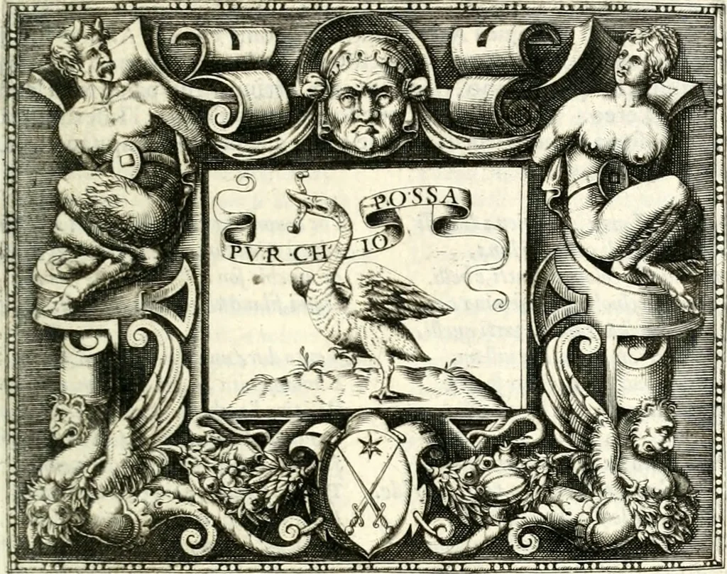 An illustration from Le imprese illustri, 1566, leaf 112