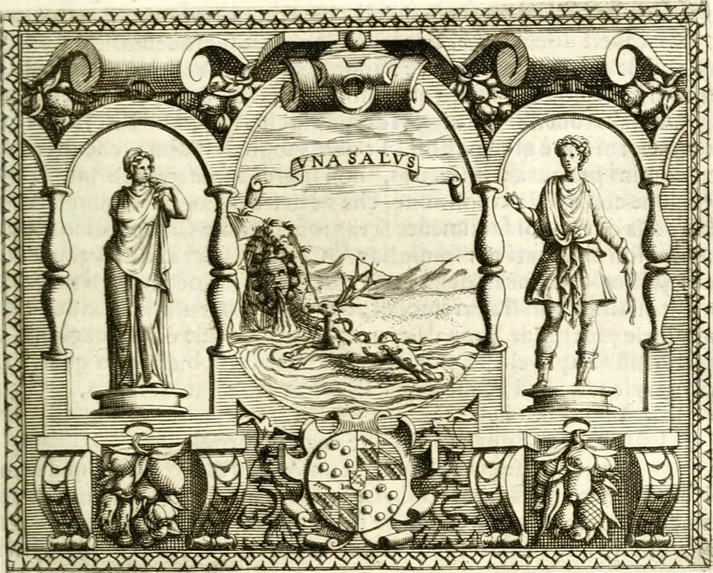 An illustration from Le imprese illustri, 1566, leaf 122