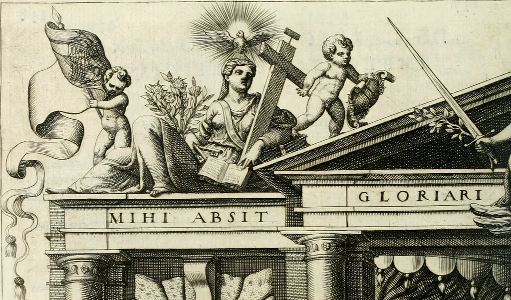 An illustration from Le imprese illustri, 1566, leaf 163