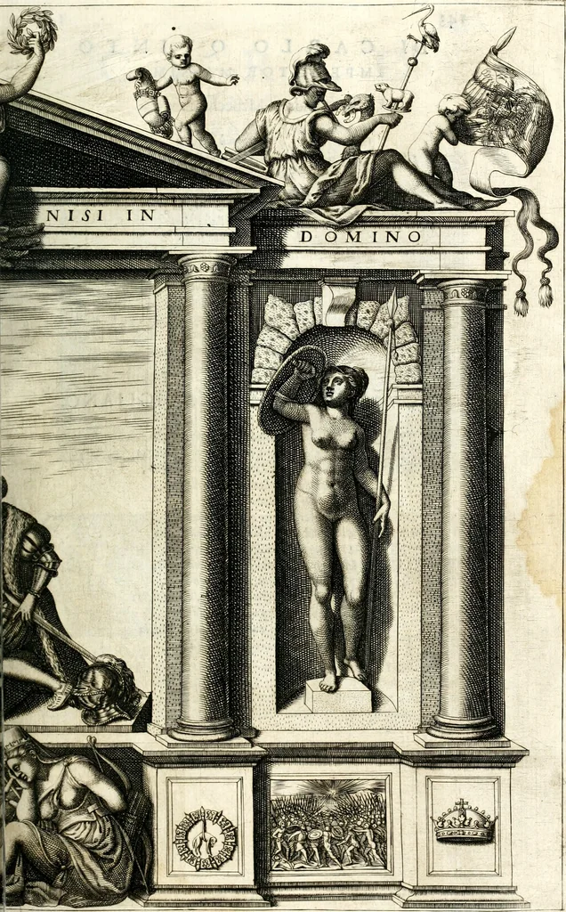 An illustration from Le imprese illustri, 1566, leaf 164