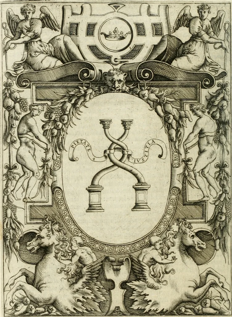 An illustration from Le imprese illustri, 1566, leaf 171