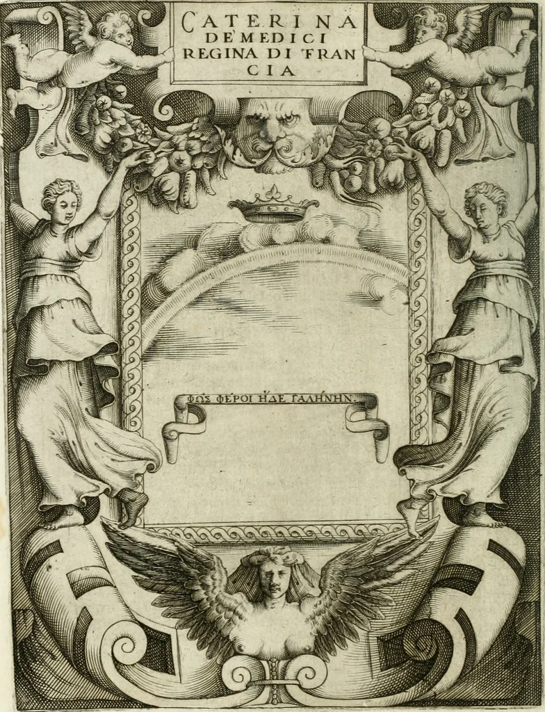 An illustration from Le imprese illustri, 1566, leaf 173