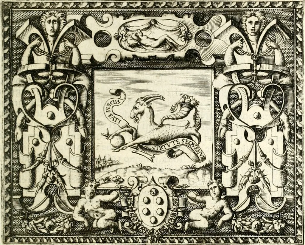 An illustration from Le imprese illustri, 1566, leaf 190