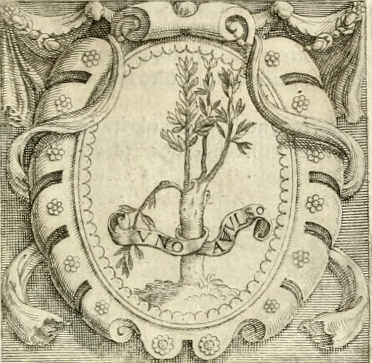 An illustration from Le imprese illustri, 1566, leaf 192