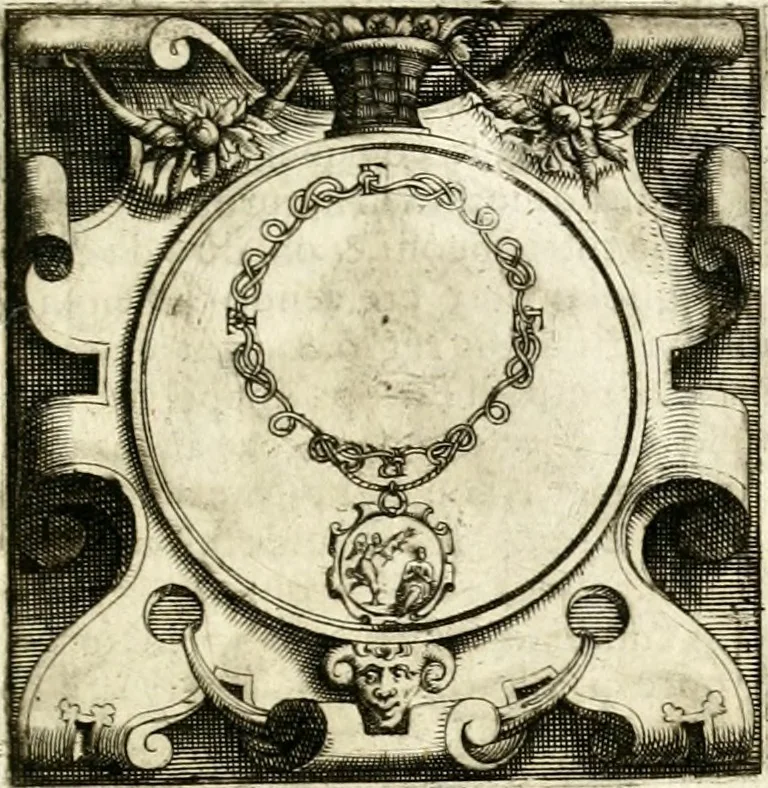 An illustration from Le imprese illustri, 1566, leaf 210