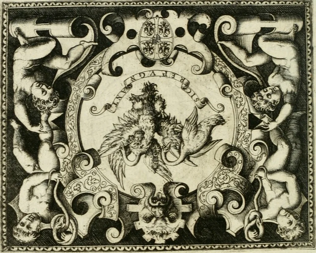 An illustration from Le imprese illustri, 1566, leaf 211