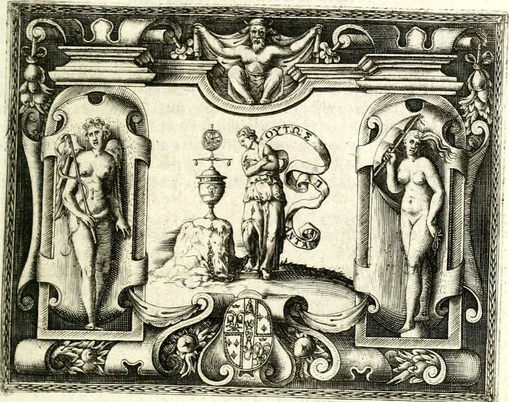 An illustration from Le imprese illustri, 1566, leaf 216