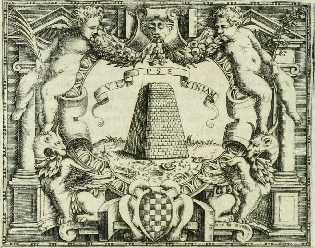 An illustration from Le imprese illustri, 1566, leaf 223