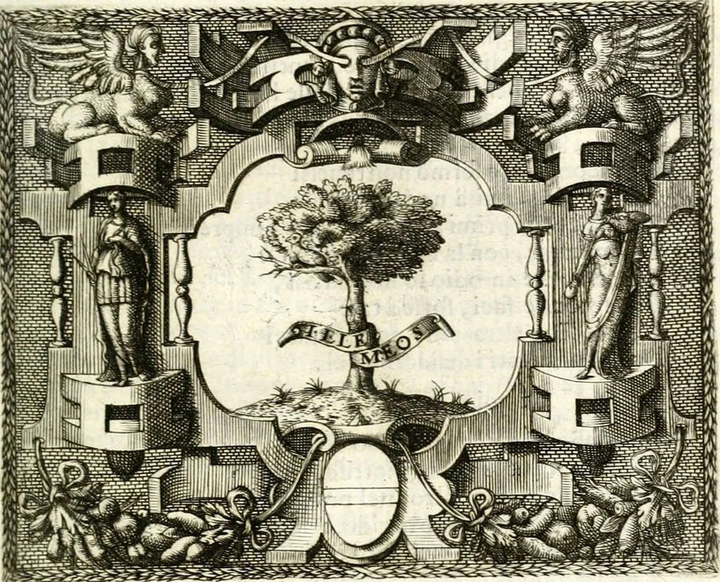 An illustration from Le imprese illustri, 1566, leaf 230