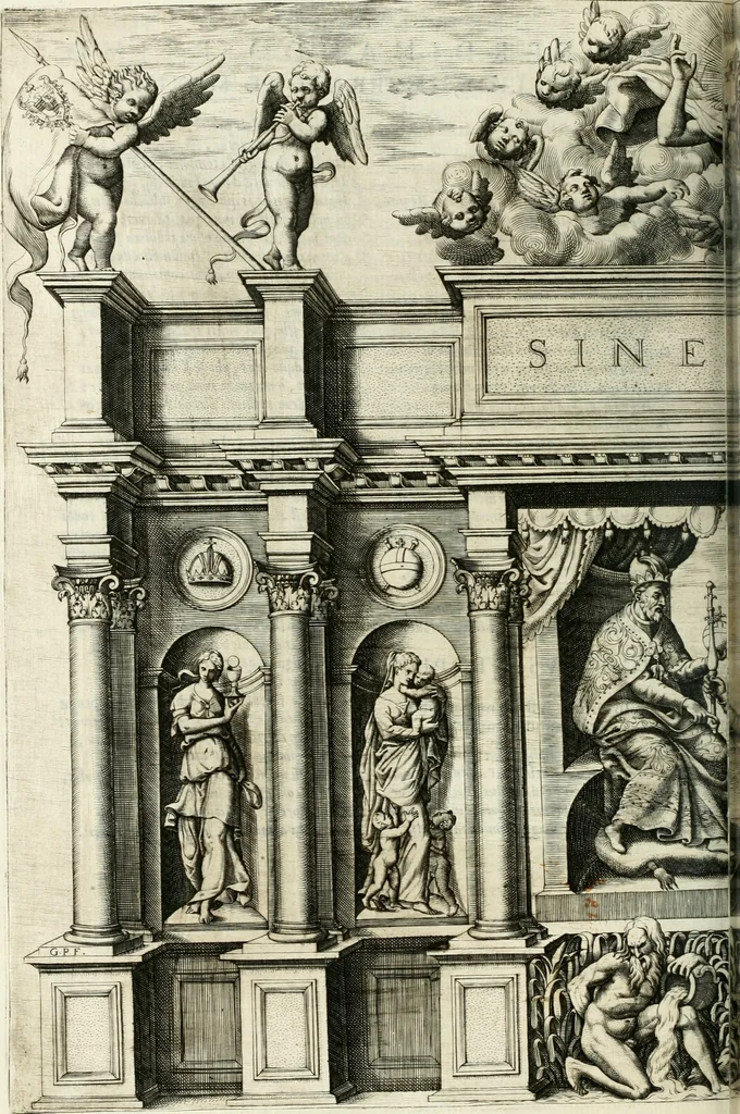 An illustration from Le imprese illustri, 1566, leaf 235